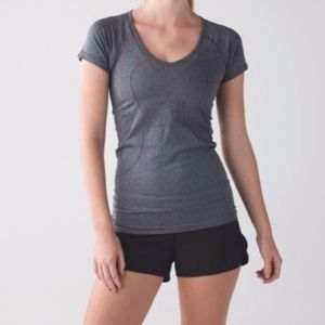 Lululemon Swiftly Tech Short Sleeve V-Neck Gray